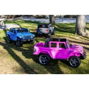 Jeep Gladiator Rubicon 12V Battery Powered Ride on, 2 Seater, Children Ages 3-5, Max Spped 5 MPH, Gray