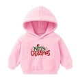 thumbnail image 2 of ibuvkizy Girls Hoodies Sweatshirt Fall Winter Long Sleeve Pullover Hoodies Tops,Christmas Toddler Baby Boy's Girl's Hoodie Children's Casual Print Sweatshirt for the Baby Gift, 2 of 5