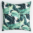 thumbnail image 2 of Ada Home Decor Decorative Square Throw Pillow, 18" x 18", Greenery Printed, 2 of 6