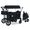 Black, variant on AILEEKISS 3-in-1 Wagon Stroller for 2 Toddlers, Collapsible Baby Wagon with Adjustable Handle, Black