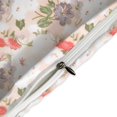 thumbnail image 4 of HAHDAXIA Floral Pattern Bedding Solid Comforter Set for All Seasons,3 Pieces(1 Comforter+2 Pillowcases),Soft Microfiber Bedding Set Twin(86"x70"), 4 of 7