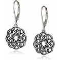 thumbnail image 1 of y Celtic knot alloy dangle earrings, 1 of 5