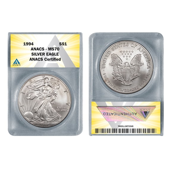 1994 American Silver Eagle 1oz coin MS70