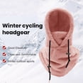 thumbnail image 2 of Baellert Ski Hood Face Guard Winter Balaclava with Adjustable Drawstring Cold Weather Windproof Warm Hood Cover Hat Scarf, 2 of 7