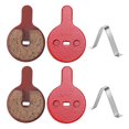 thumbnail image 1 of 2 pares de pastillas de freno de bicicleta MTB, piezas de disco de freno de ciclismo semimetálicas de resina, 1 of 5