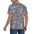 thumbnail image 2 of KLL Daisies Flowers for Men's Baseball Shirts,Short Sleeve Casual Shirts Button Down Shirt for Men Beach Summer Wedding Shirt-3X-Large, 2 of 7