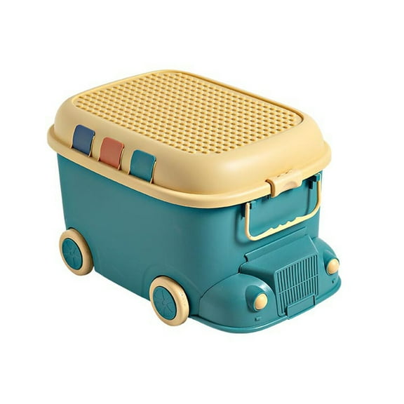 LEORX Small Train Storage Box Toy Organizer For Toddlers Safe Gentle Material
