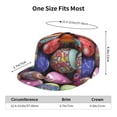 thumbnail image 4 of Kdxio Easter Eggs1 Print Snapback Hat for Men Women,Adjustable Baseball Cap, 4 of 7