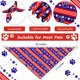 thumbnail image 4 of 9 Piezas Bandanas para Perros de Vacaciones Bandanas para Perros de Halloween Pañuelo para Perros de Navidad de Acción de Gracias Bufanda Grande Ajustable para Mascotas Bufandas Lavables para Perros p, 4 of 4