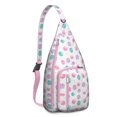 thumbnail image 1 of Beachcomber Sling Backpack - Spiral Seashell & Tropical Design Crossbody Bag, Lightweight Durable Pack with Layered Storage for Essentials, 1 of 4
