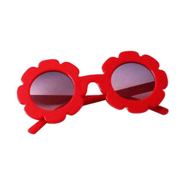 serony Lunettes de Soleil pour Enfants Fleur de Soleil Lunettes de Protection des Yeux Lunettes de Performance Décor Lunettes Accessoire pour Filles Garçons