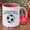 Pink, variant on ARGENTINA Soccer Cup Mug - Ceramic Coffee Cup with Argentina Flag & Soccer Design, Durable Hand Wash Only, Perfect Gift for Dad, Birthday, Christmas, Sports Fan Gift | Vibrant Drinkware | Durable Cer