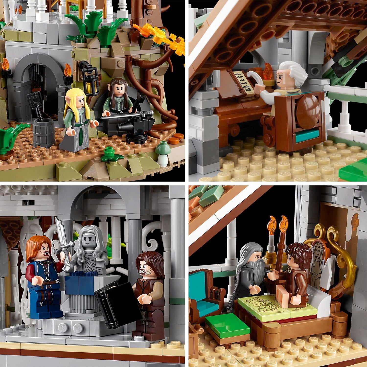 LEGO Icons THE LORD OF THE RINGS: RIVENDELL 10316 Building Model Kit for Adults, Construct and Display a Middle-earth Valley with 15 Minifigures, A great Graduation Gift for Fans and Movie-Lovers