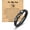 Son, variant on Gifts for New Dad Grandpa Uncle Bonus Son Grandson Brother Nephew Friends, Braided Leather Bracelet, Fathers Day Birthday Valentines Day Christmas Graduation Gifts for Men Boys