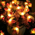 thumbnail image 4 of SUTENG Solar Powered Honeybee Outdoor Lights, 30 LED 21 ft Waterproof Fairy String Lights, Bumble Bee Gifts Home Christmas Party Decoration (Warm White), 4 of 5
