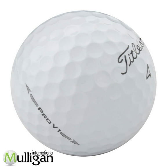 Mulligan - 12 Titleist Pro V1 Prior Generations 5A Pristine Recycled Used Golf Balls, White
