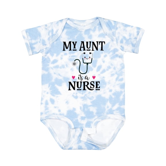 Inktastic My Aunt is a Nurse Girls Baby Bodysuit