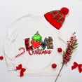 thumbnail image 4 of Iron on Transfers WEUOPG grina la Navidad por las camisetas, 4 of 6
