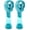 Teal, variant on O2COOL 3.5 inch Elite Battery Powered handheld Misting Fan for Personal Cooling, Purple, 2 Pack