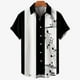 thumbnail image 5 of Camisa de verano para hombre 2024, camisetas hawaianas de manga corta con estampado de notas musicales para niños y niñas, camisetas de viaje para la playa, ropa informal con solapa, 5 of 5