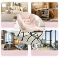 thumbnail image 6 of PUKNLY Lounge Chair with Ottoman for Small Spaces, Modern Accent Chair with Footrest, Armrests & Side Pocket, Compact Reading Chair for Living Room, Bedroom Corner, 6 of 15