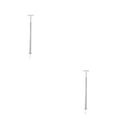 thumbnail image 1 of Langgg Model Railway Lamp Micro-Landscape Outdoor Scenery Layout Mini-Size LED Metal Lamppost Miniature Ladder Streetlights Silver (Warm Light) 2Set, 1 of 6