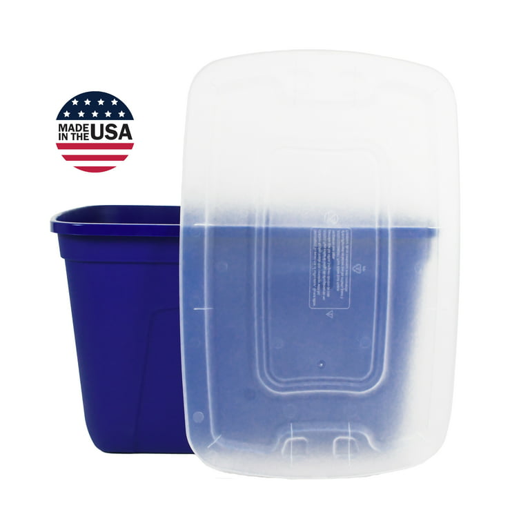 SIMPLYKLEEN 18-Gallon Reusable Stacking Plastic Storage Containers