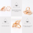 thumbnail image 4 of 2pcs Resin Nail Art Ring Palettes Shell Cloud Finger Ring Plate Mixing Palettes, 4 of 9