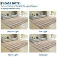 thumbnail image 6 of Hasoo Modern Plaid Non Slip Runner Washable 2' x 6' Throw Rug for Hallway Enterway Neutral Indoor Camel Carpet, 6 of 6