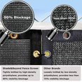 thumbnail image 3 of Pantalla de privacidad para valla Shade&Beyond, 1,2 m x 15 m, color negro, 150 g/m², 3 of 6