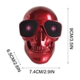thumbnail image 2 of Skull Head Speaker Portable Wireless Bluetooth Speaker Skull Loudspeaker Travel Speaker for Halloween Speakers Music Player Unique Gift Goth Speaker, S, 2 of 5