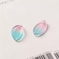 thumbnail image 5 of U8MO 10pcs 21x12mm Petal Crystal Glass Loose Pendants Beads For Jewelry Findings DIY-12# Jade Peach, 5 of 8