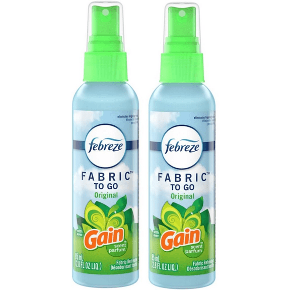 Febreze To Go Fabric Refresher 2.8 Ounce Spray, Gain Original Scent (Pack Of 2)