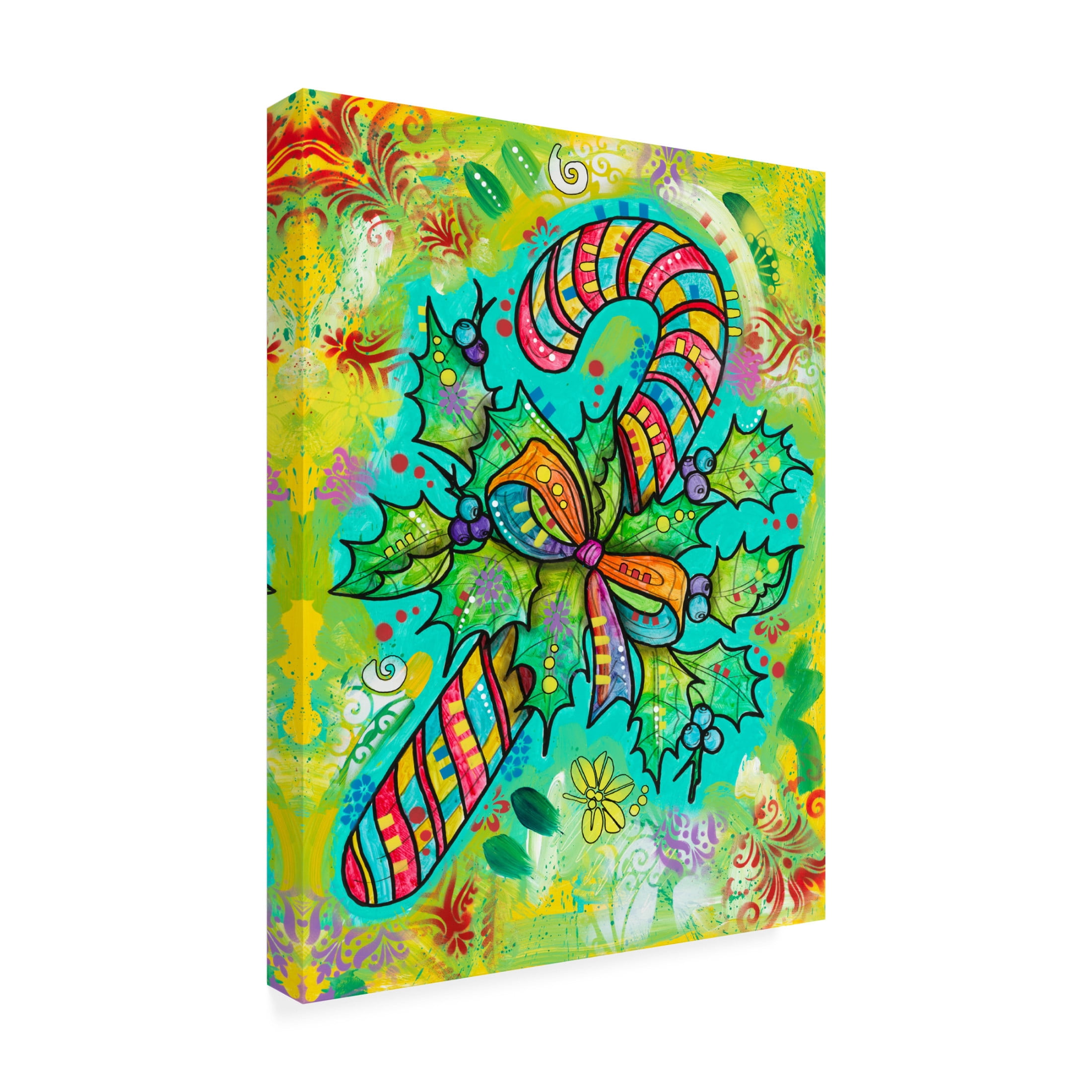 Canvas Wall Art - Dean Russo 'Christmas Sweets' Wall Art for Living Room, Bedroom, or Office Décor by Trademark Fine Art - 18 x 24 Inches