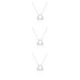 thumbnail image 5 of Collar de Amistad Sonducket Regalo Ins Personalidad A prueba de herrumbre Libra Plata CBP198470, 5 of 6