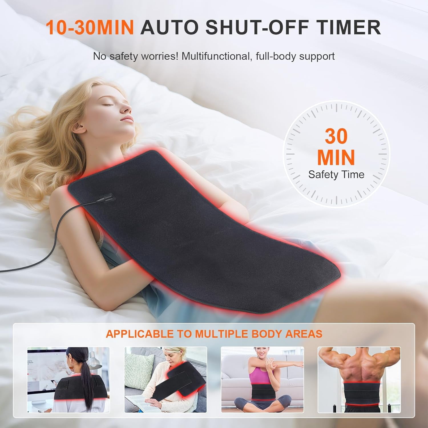 Flexible Red Light Pad for Soothing Warmth and Targeted Body Support (USB Powered)