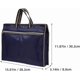 thumbnail image 4 of Bolsa Para Documentos Impermeable De Oxford Con Doble Capa Gran Capacidad Portafolio De Laptop Para Oficina Reuniones Y Viajes De Negocios, 4 of 4