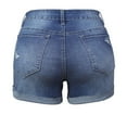 thumbnail image 6 of Women's Jean Shorts Stretchy Pull On Fashion Jeans Mini Pants High Waist Shorts Design Hole Beach Bottom Shorts, 6 of 6