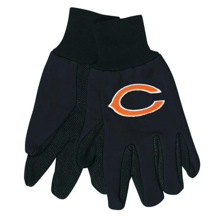 Chi Bears - Chicago Bears NFL Utility Gloves (Pair) Football Team Logo Work Grip CHI