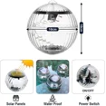 thumbnail image 3 of RAIN 2025 Solar Floating LED Pool Light Waterproof Color Changing Glow Ball with Projection Effect for Bathtub Pond and Swimming Pool Decoration，3pcs, 3 of 5