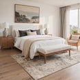 thumbnail image 2 of GENIMO 5'x7' Area Rug for Living Room, Washable Non Slip Soft Modern Abstract Rug for Bedroom Dining Room Home Office, Sand Beige, 2 of 7