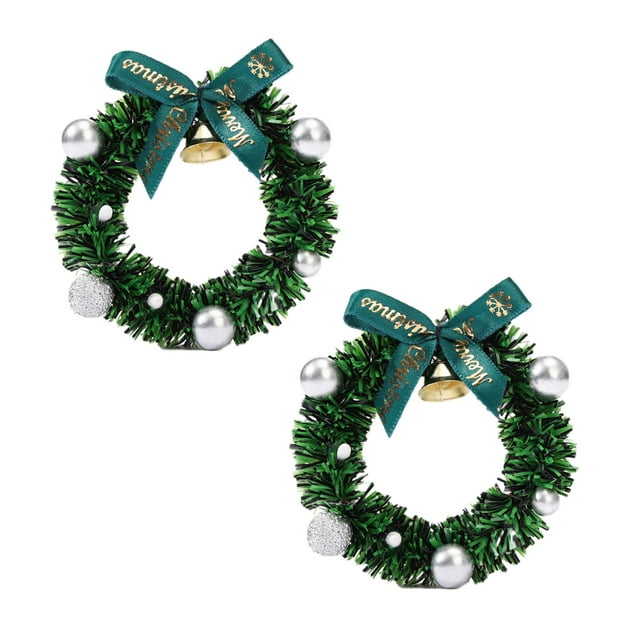 SDNall Christmas Decoration Magnetic Wreath Simulation Christmas Wreath Magnetic Refrigerator Magnet