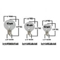 thumbnail image 5 of Novelty Lights 330' E12 Globe Outdoor String Lights, In-Line, Commercial Grade, Backyard Garden Gazebo, Cafe Market Patio Lights, Brown Wire, 330 Sockets, 5 of 6