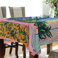 thumbnail image 5 of Yayeee Tablecloths 60" x 90" Rectangle Wrinkle Resistant Party Table Cover, Colorful Seaside, 5 of 8