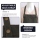 thumbnail image 3 of unbranded 1Ud Delantal De Cocina En Poliéster Negro Con Bolsillo Ajustable Para Y Chef, 3 of 8