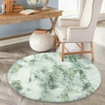 thumbnail image 3 of Carvapet Round Area Rug, Non-Slip Washable Circle Rug for Kitchen Bathroom Living Bedroom, Super Soft Absorbent Carpet Low Pile, 4ft, Green, 3 of 7