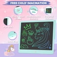 thumbnail image 3 of LCD Writing Tablet Doodle Board, 15inch Colorful Drawing Pad for Kids, Mess Free Coloring for Toddlers, Educational Birthday Toys Gifts for 3-9 Year Old Girls Boys, 3 of 7