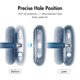 thumbnail image 2 of Funda Protectora 3 en 1 Silicona Transparente Elf Ear para Airpods Max () Azul, 2 of 9