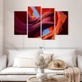 thumbnail image 2 of Elephant Stock Curve At Antelope Canyon Arizona Wall Art - Horizontal Multi Panel Canvas - Living Room Wall Decor - Nature Multi Panel - Red And Orange Decor - 52" x 32", 2 of 8