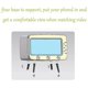 thumbnail image 5 of 2024 Facial Tissue Box Holder with Phone Mount, TV Shaped Tissue and Smartphone Holder, 5 of 5